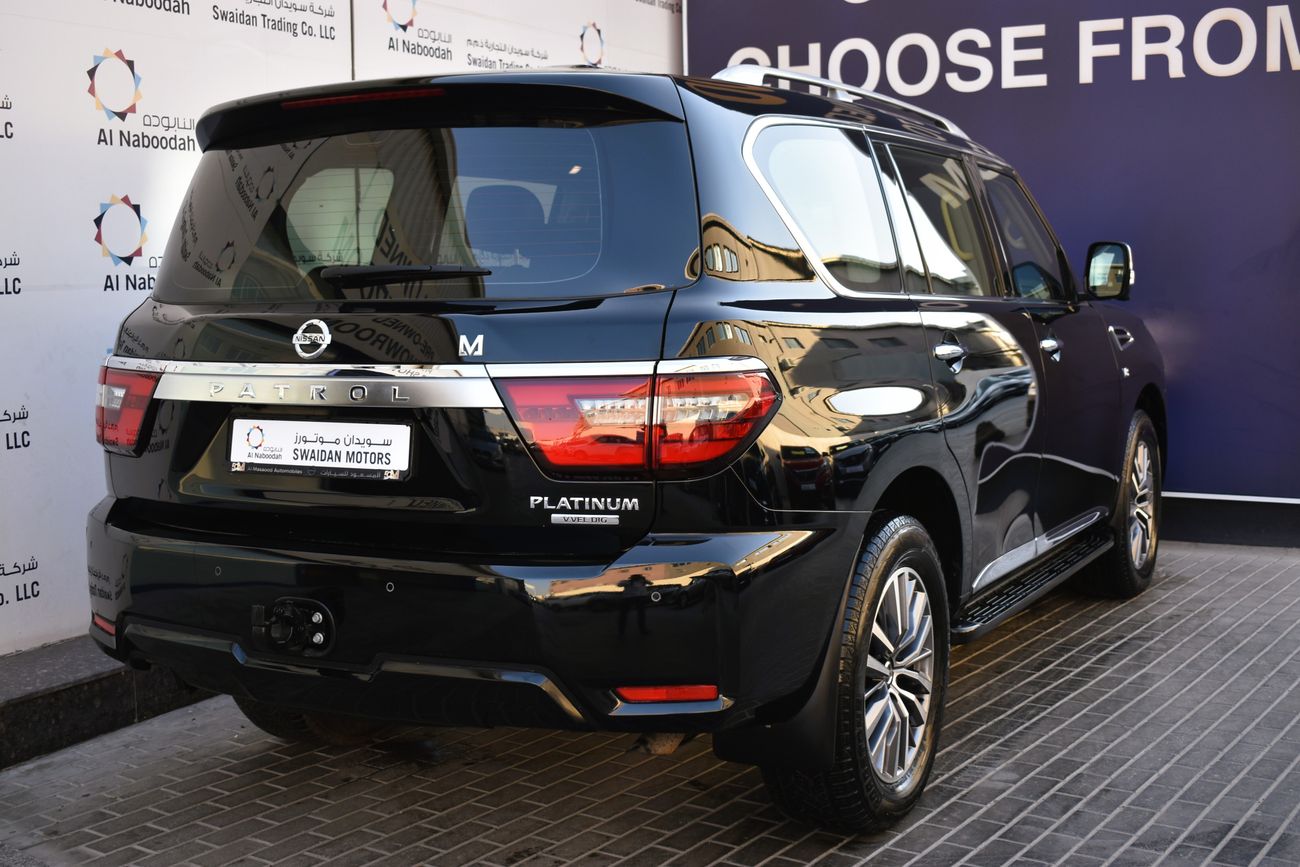 نيسان باترول AED 3359 PM | 5.6L LE PLATINUM V8 4WD GCC DEALER WARRANTY