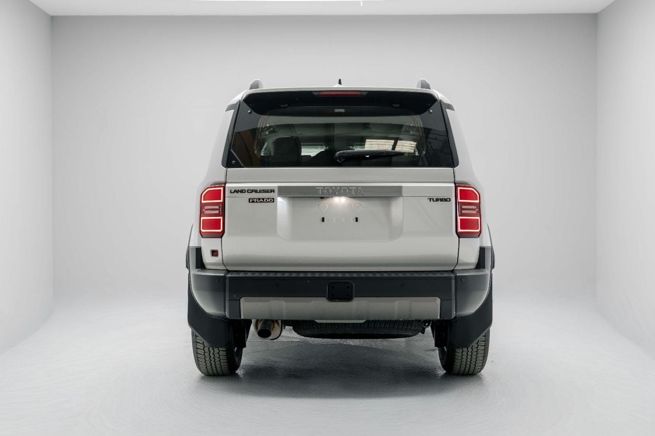 تويوتا برادو 2.4L - Platinum White Inside Black | Export Only