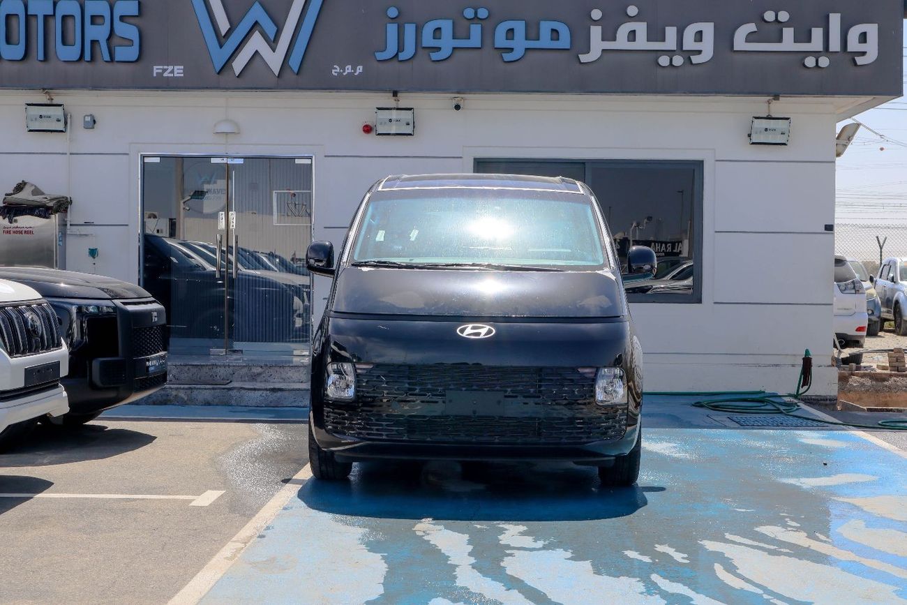 هيونداي ستاريا Hyundai Staria 3.5L 2025 Model (Mid Option, 9-Seater, Black Color) -