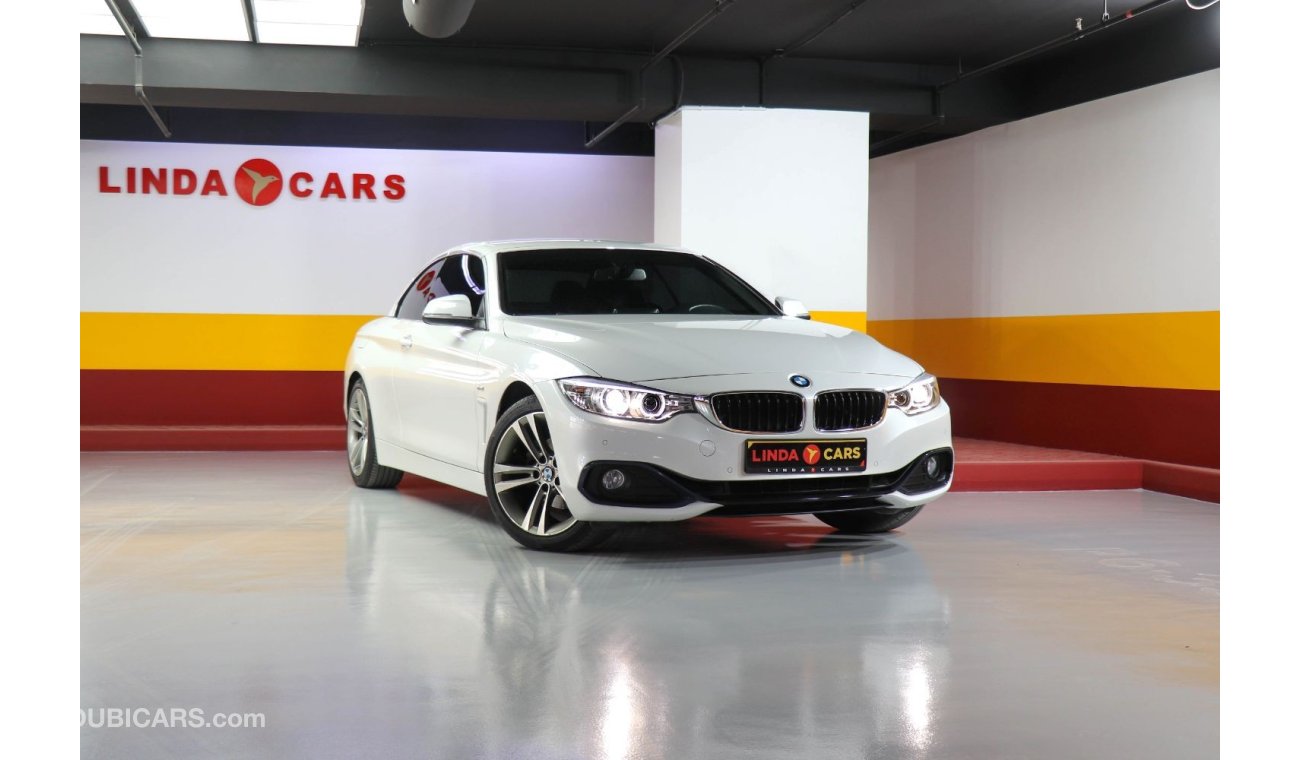 بي أم دبليو 420 BMW 420i Sport Line Convertible 2017 GCC Lowest Mileage under Warranty with Flexible Down-Payment