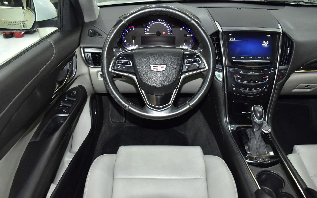 Cadillac ATS EXCELLENT DEAL for our Cadillac ATS ( 2015 Model ) in White Color GCC Specs