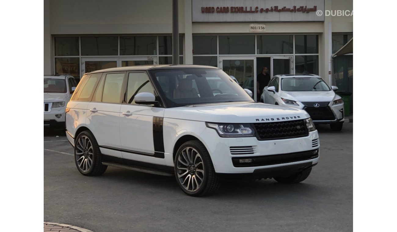 Land Rover Range Rover RANG ROVER SPORT SUPER CHARGE MODEL 2013 GCC car perfect condition full option panoramic roof 5 cam