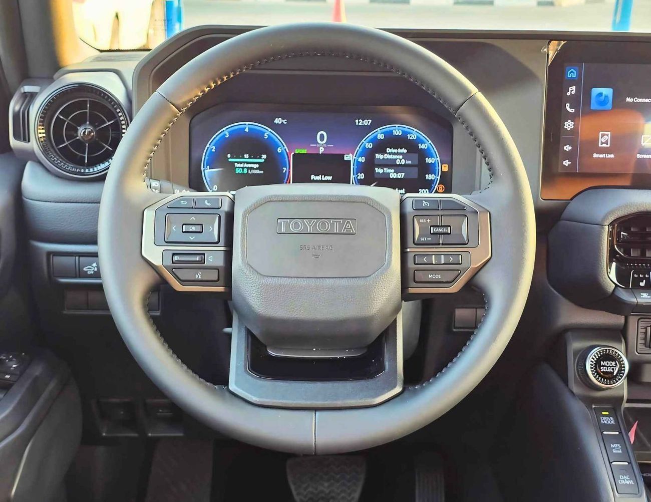 Toyota Prado ADVENTURE TURBO/RMT ENGINE START, REAR PWR DOOR, FRONT PWR SEATS/2.4L PETROL 4WD/ CODE # PR24S2