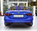 ألفا روميو جوليا EXCELLENT DEAL for our Alfa Romeo Giulia Q2 Veloce ( 2023 Model ) in Blue Color GCC Specs