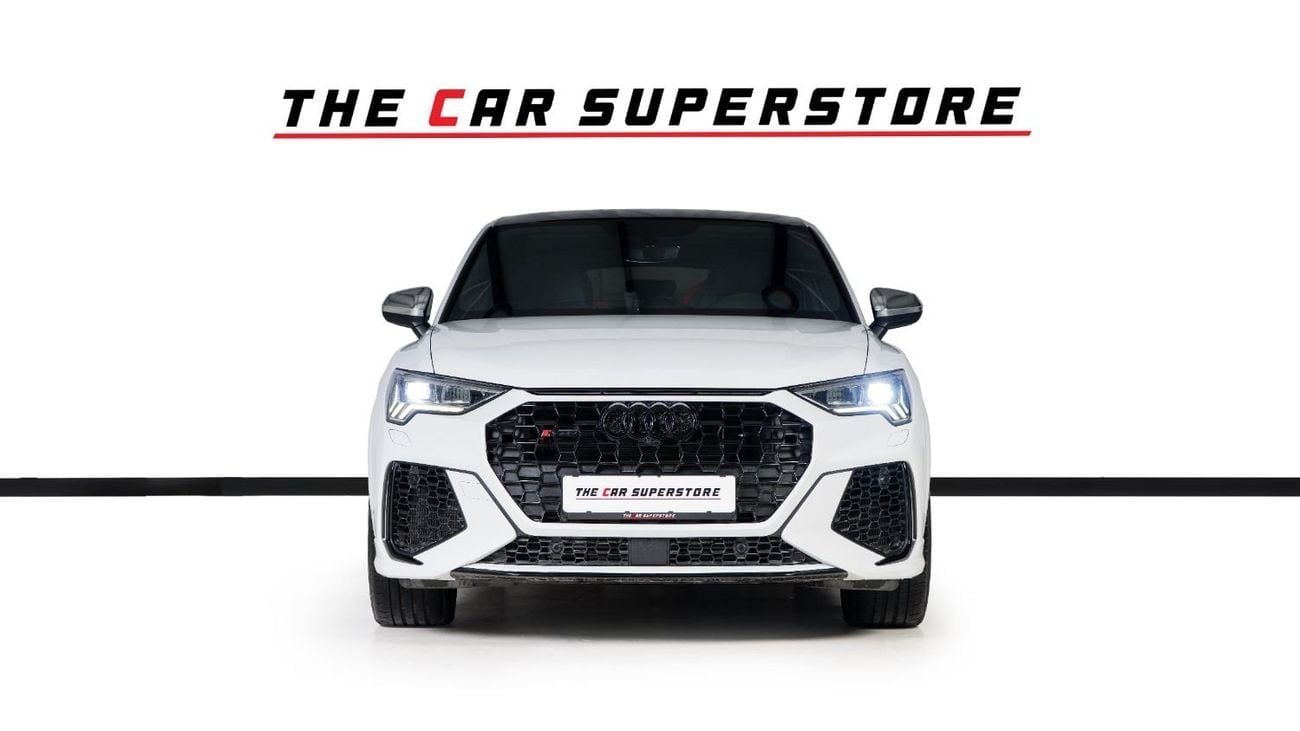 Audi RS Q3 Sportback TFSI quattro 2.5L Premium Leather Interior-Red Interior Inserts-Honeycomb Stitching