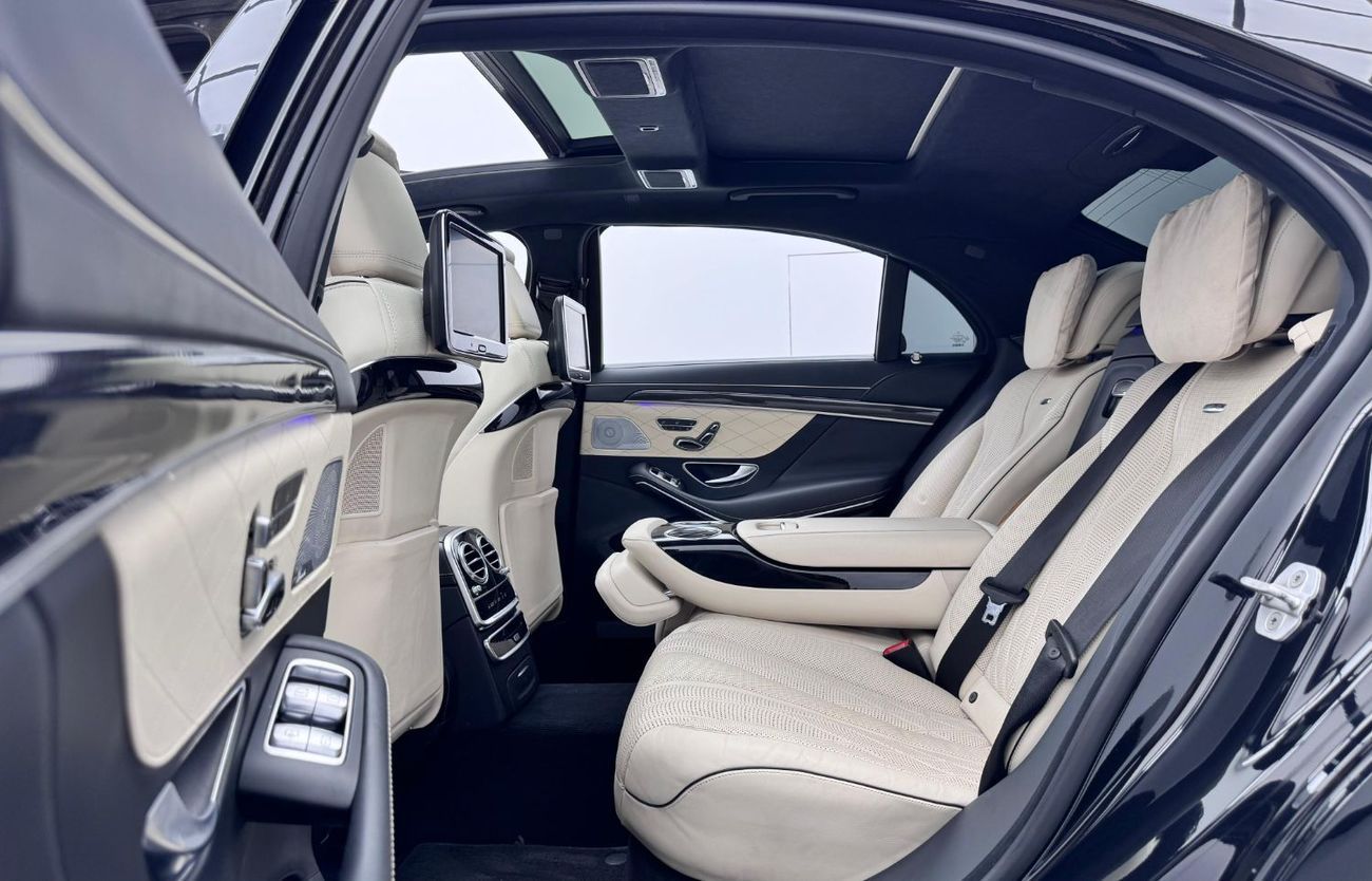 Mercedes-Benz S 63 AMG Std 5.5L 2015 Mercedes-AMG S 63 4MATIC L, Fully Loaded, Service History, GCC