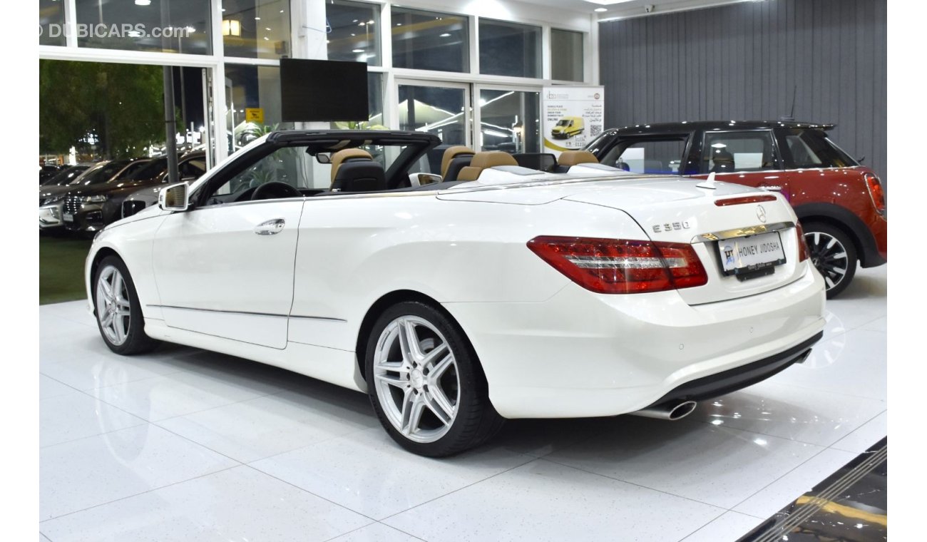 Mercedes-Benz E 350 EXCELLENT DEAL for our Mercedes Benz E350 Convertible ( 2013 Model ) in White Color Japanese Specs