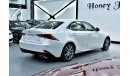 Lexus IS300 Platinum EXCELLENT DEAL for our Lexus IS300 ( 2018 Model! ) in White Color! GCC Specs