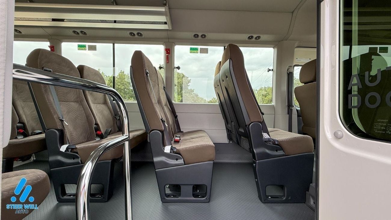 Toyota Coaster 2025 | 23-Seater | 4.0L Diesel | RWD | GCC Specs | Full Option White | BEST PRICE