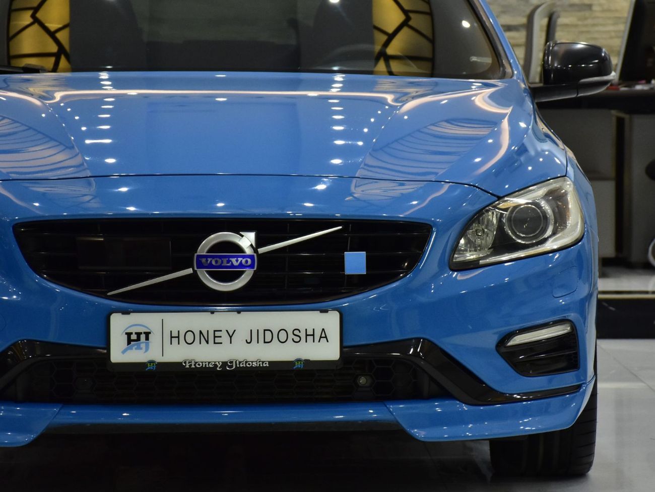 Volvo V60 POLESTAR EXCELLENT DEAL for our Volvo V60 Polestar T6 ( 2016 Model ) in Blue Color GCC Specs