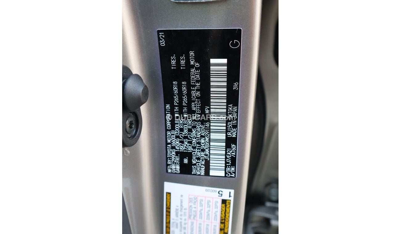 لكزس GX 460 بريستيج Canadian importer