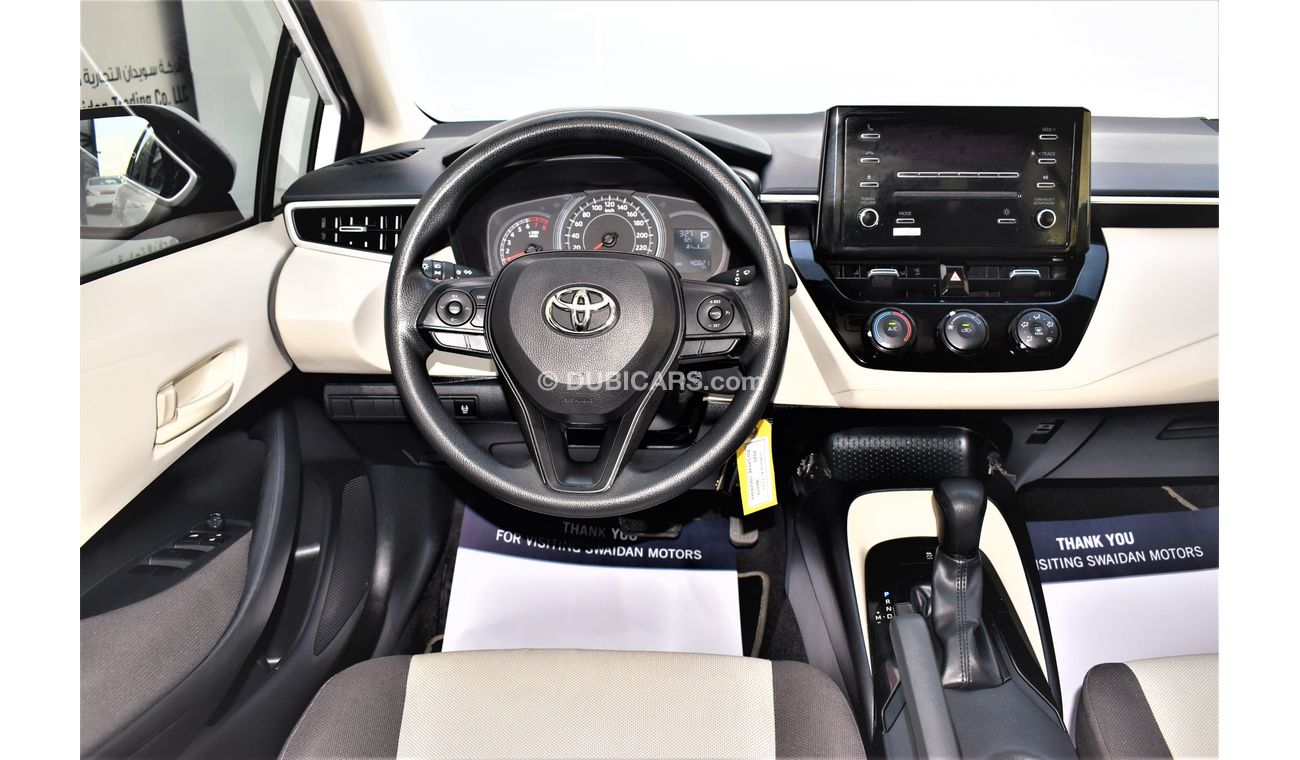 Toyota Corolla AED 1006 PM | 1.6L XLI GCC DEALER WARRANTY