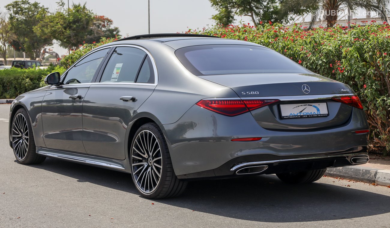 مرسيدس بنز S 580 4MATIC V8 4.0L , خليجية 2022 , 0 كم , مع ضمان سنتين مفتوح الكيلو من EMC