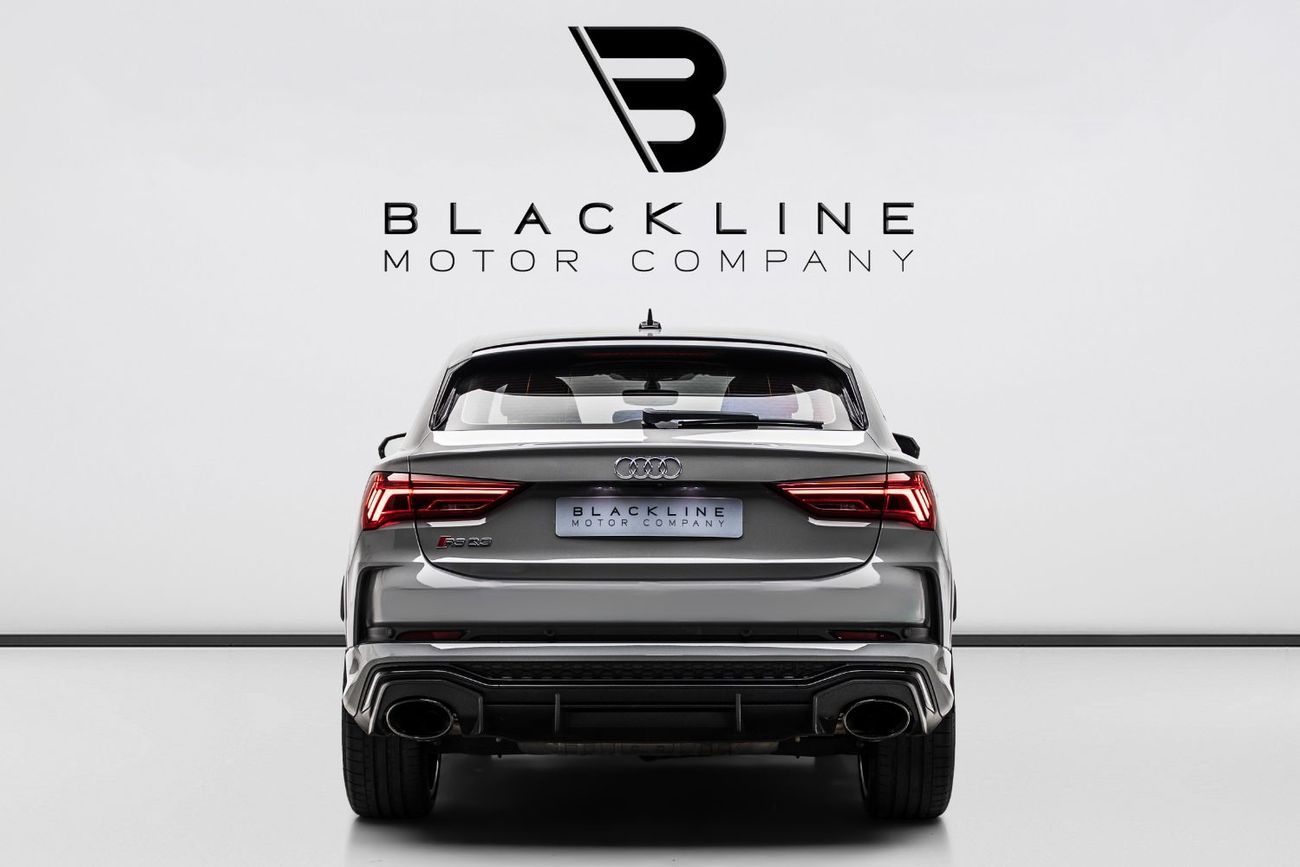 Audi RS Q3 Sportback TFSI quattro 2.5L 2023 Audi RSQ3, 2.5L I5, AWD, 400 bhp, 7 Speed Automatic.