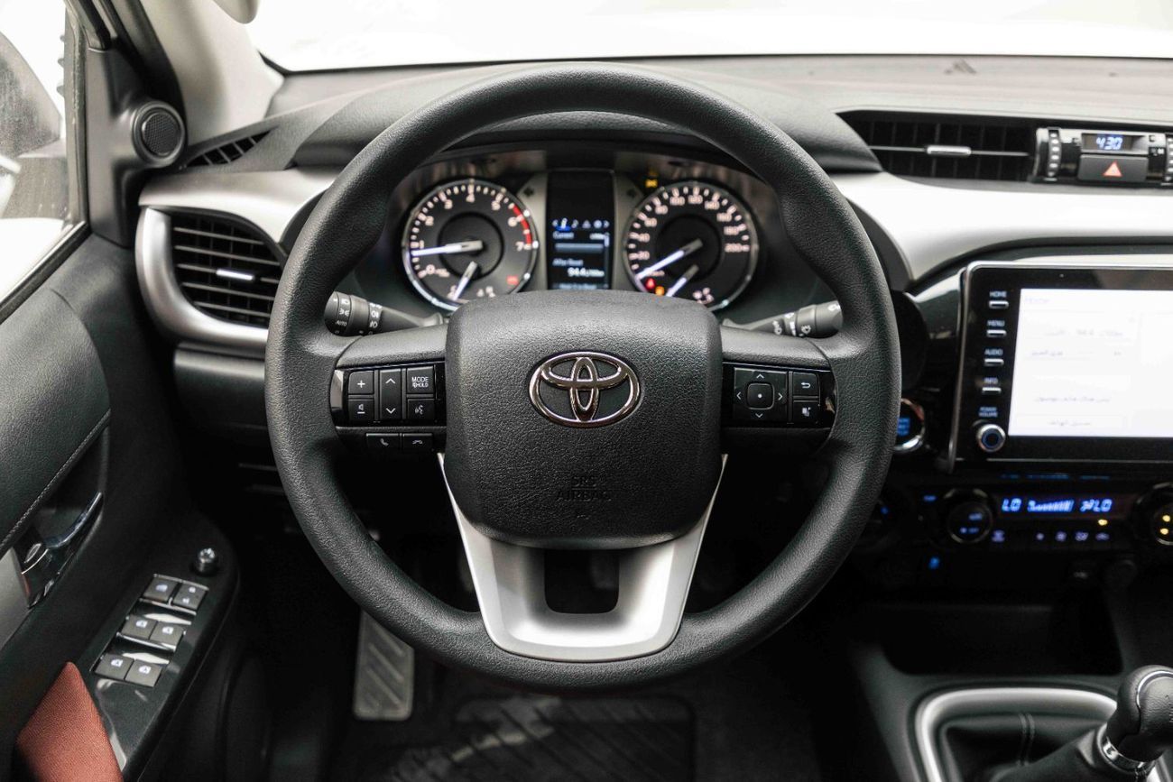 Toyota Hilux Double Cab 2.7L - Manual - Super White Inside Red | Export Only