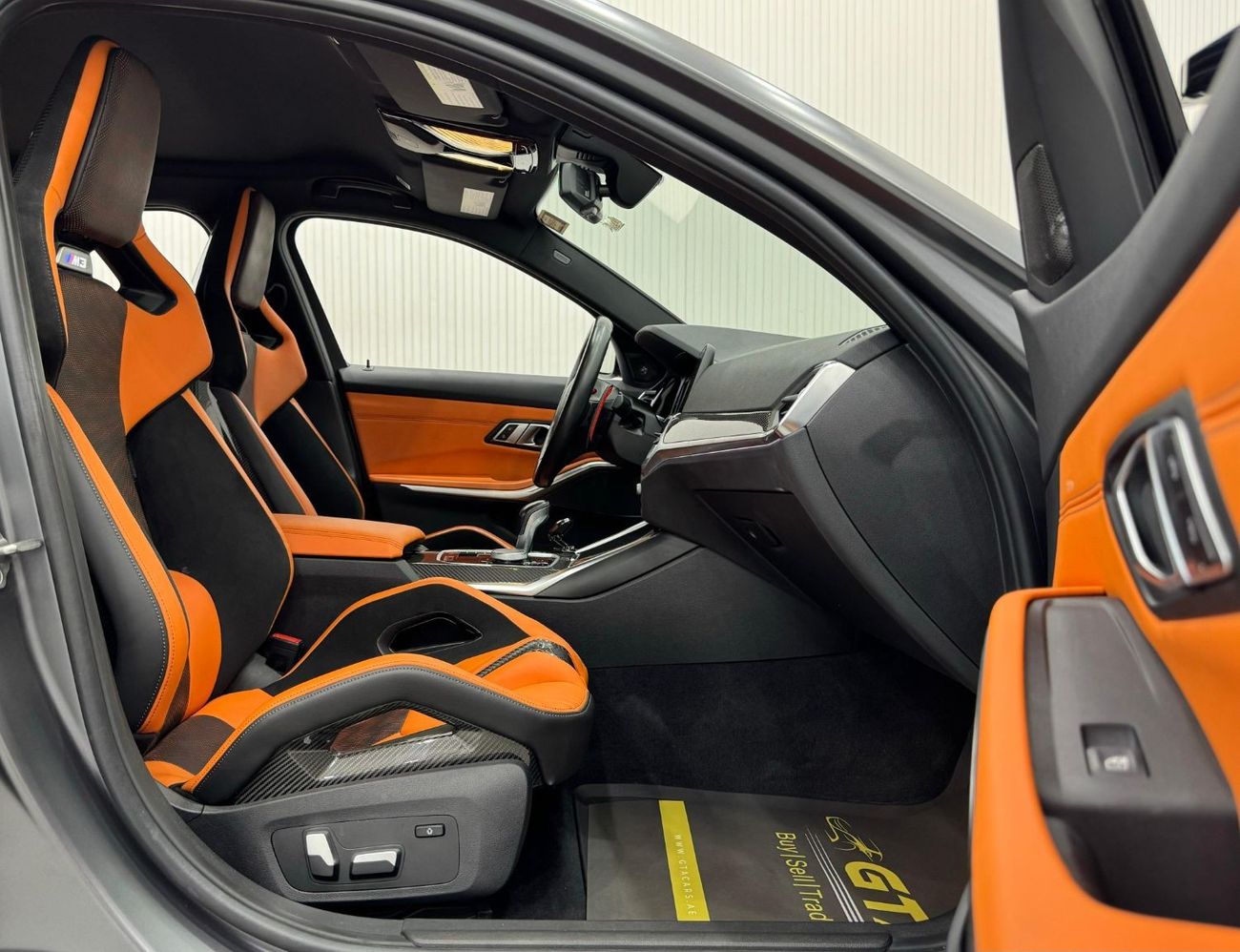 بي أم دبليو M3 Competition 3.0L 2021 BMW M3 Competition, Warranty, Service History, Carbon Fiber Package, Full Opti