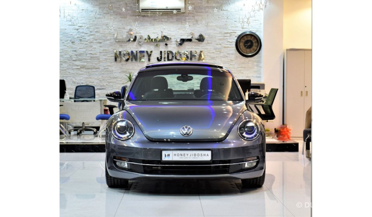 فولكس واجن بيتيل ONE LASTING LEGACY! ( 74,000 KM ) Volkswagen Beetle TURBO 2015 Model Grey Color GCC Specs!