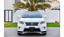 Lexus RX450h Lexus RX-450 Hybrid - 2015 - AED 2,232 P.M. AT 0% DOWNPAYMENT THROUGH BANK FINANCE
