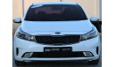 Kia K3 Kia K3 2018, imported from Korea, customs papers, in excellent condition, without accidents