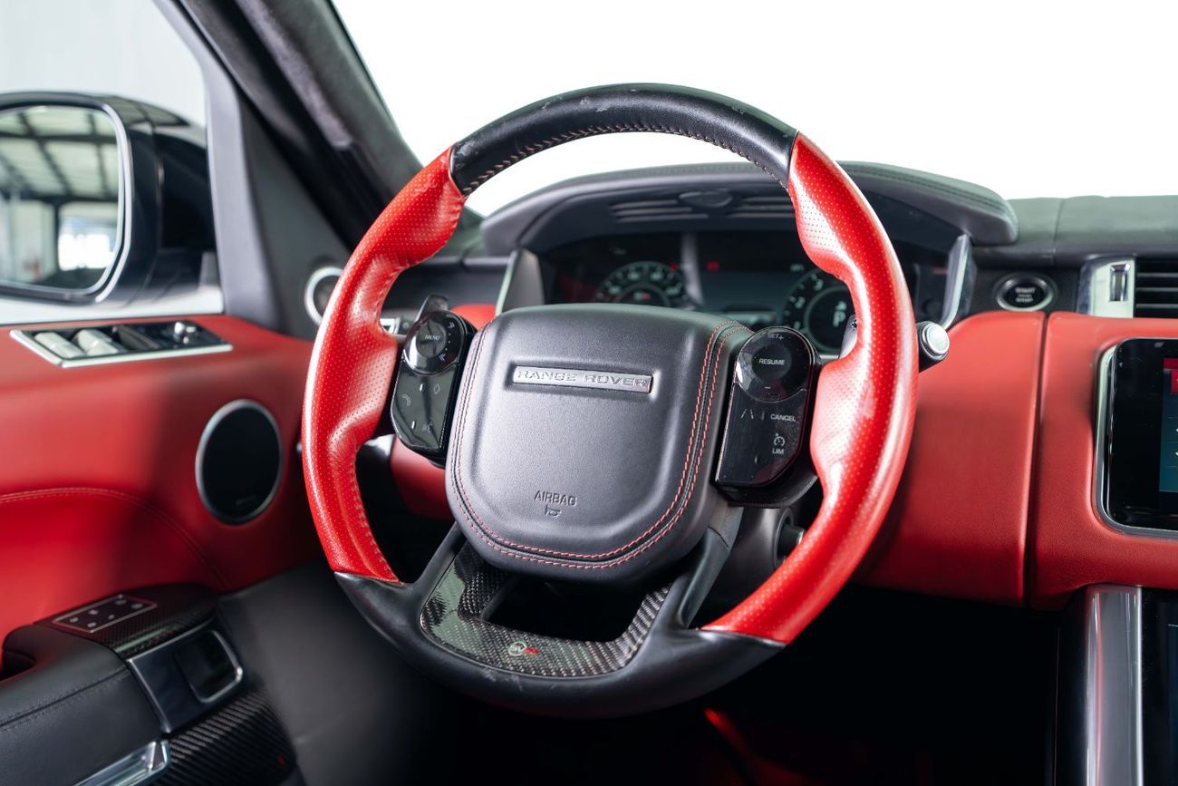 Land Rover Range Rover Sport SVR 5.0L (575 HP) AWD Range Rover Sport SVR Ultimate Edition-Bespoke Color-Black/Red Interior-Black 