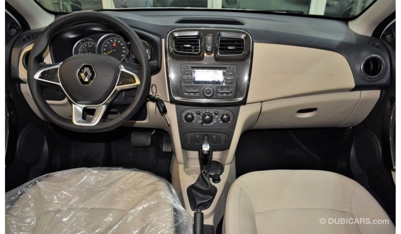 رينو سيمبول EXCELLENT DEAL for our Renault Symbol 2021 Model!! in White Color! GCC Specs