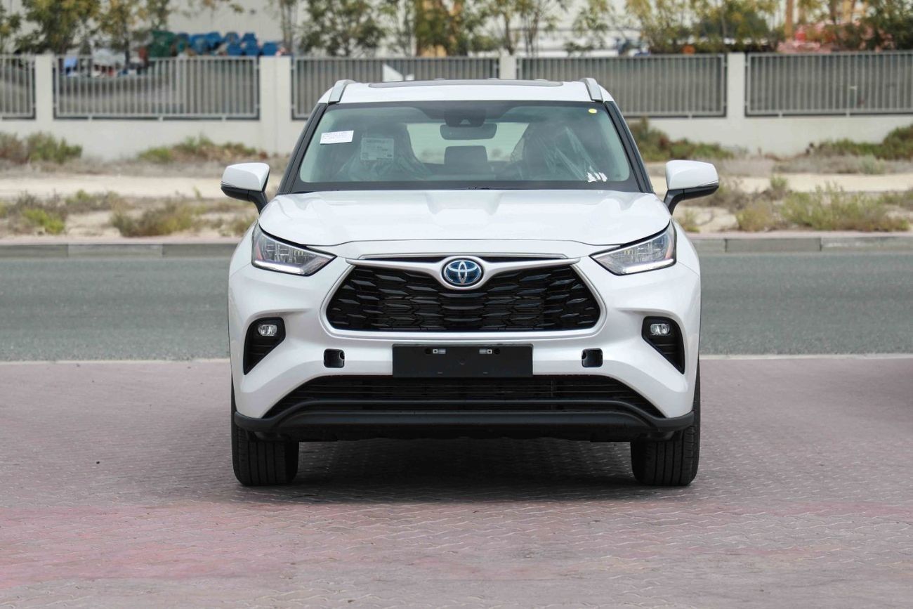 Toyota Highlander 2024 TOYOTA HIGHLANDER XLE 2.5 - Hybrid - PLATINUM WHITE PEARL inside GREY | Export Only