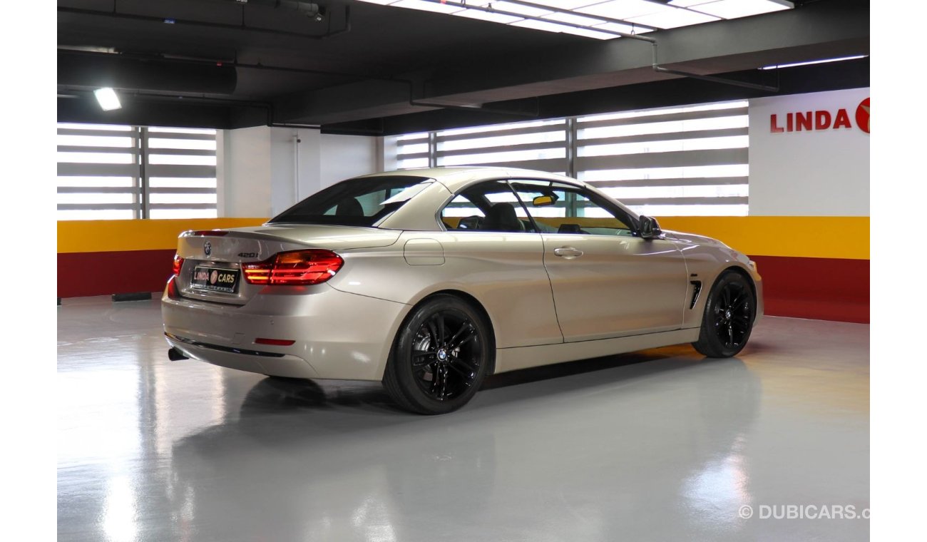 BMW 420i BMW 420i Sport Line Convertible Lowest Mileage 2016 GCC under Warranty with Flexible Down-Payment.
