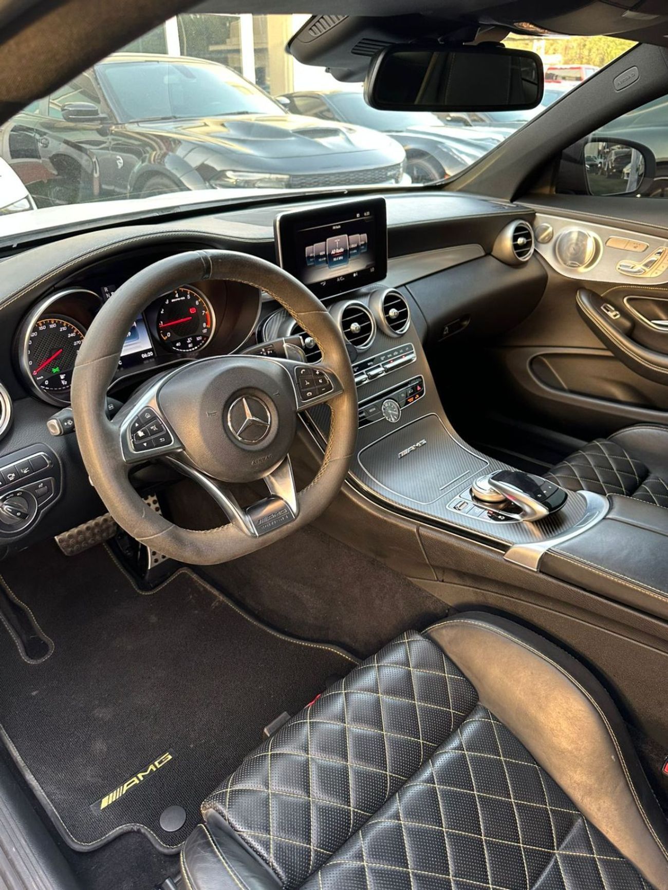 Mercedes-Benz C 36 AMG MERCEDES BENZ AMG C63S 2017 GCC FULL OPTION ORIGINAL PAINT PERFECT CONDITION