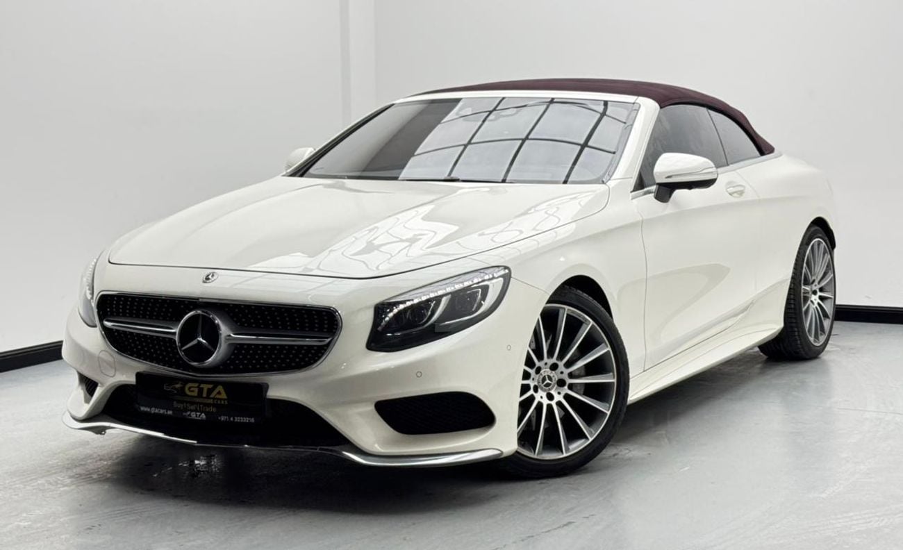 Mercedes-Benz S 500 Std 4.7L 2017 Mercedes-Benz S550 AMG, Full Service History, Excellent Condition, GCC