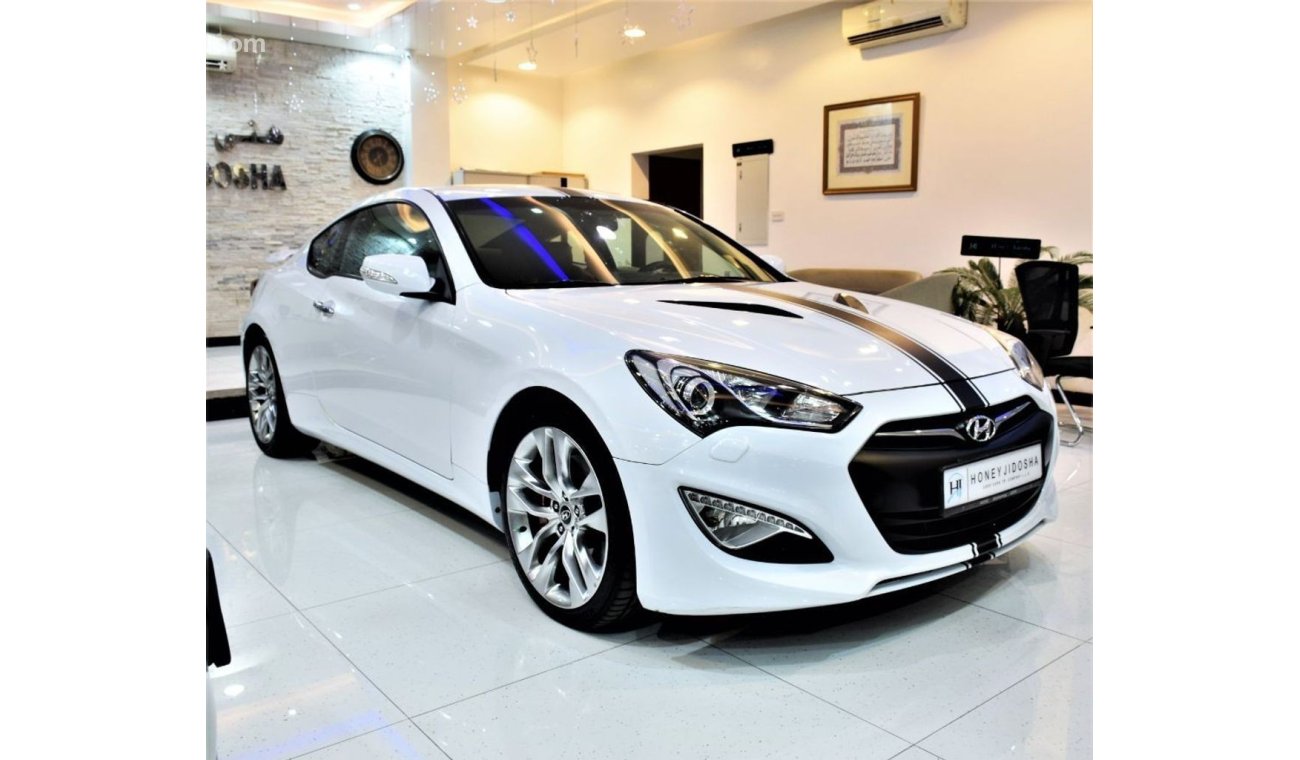 هيونداي جينيسس ORIGINAL PAINT & VERY LOW MILEAGE 19,000KM! Hyundai Genesis Coupe 3.8 2016 Model!! in White Color! G