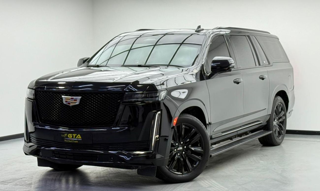 كاديلاك إسكالاد 2022 Cadillac Escalade ESV Platinum, Oct/2026 Cadillac Warranty, Oct/2027 Cadillac Service Contract,