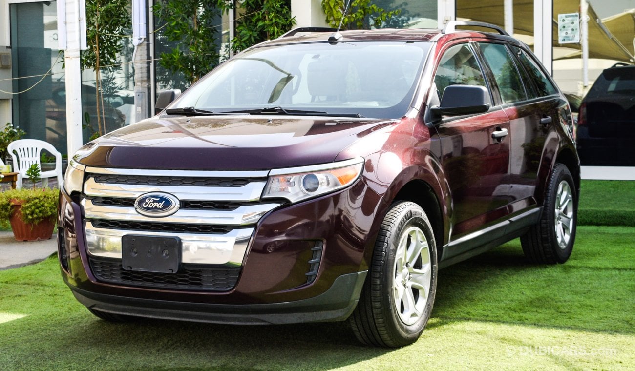 Ford Edge Gulf without accidents No. 2, burgundy, inside beige, without accidents, cruise control, rear wing c