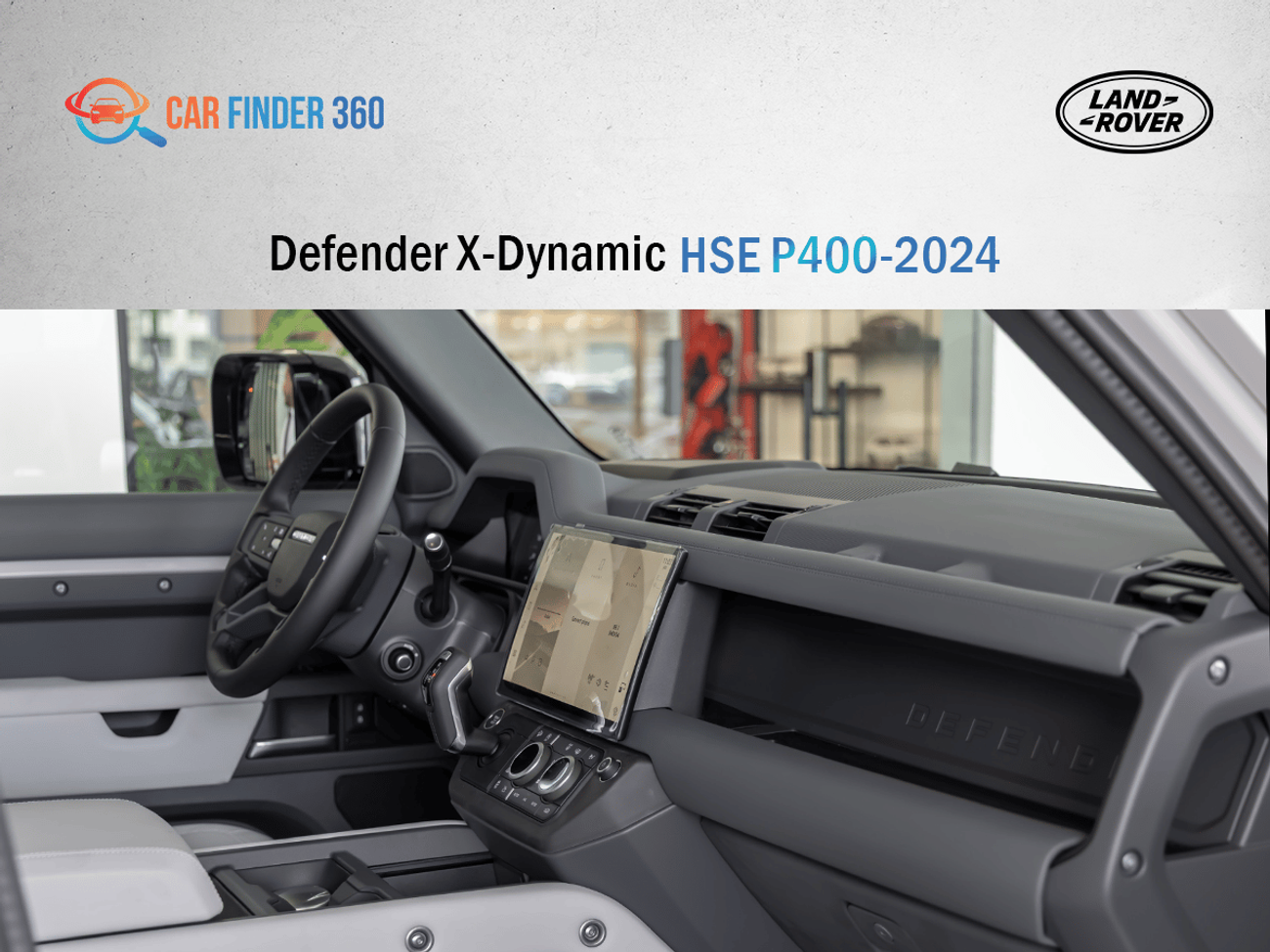 Land Rover Defender Land Rover Defender X-Dynamic HSE P400 - Nardo grey  - White Interior -  2026 - GCC(Export Only)