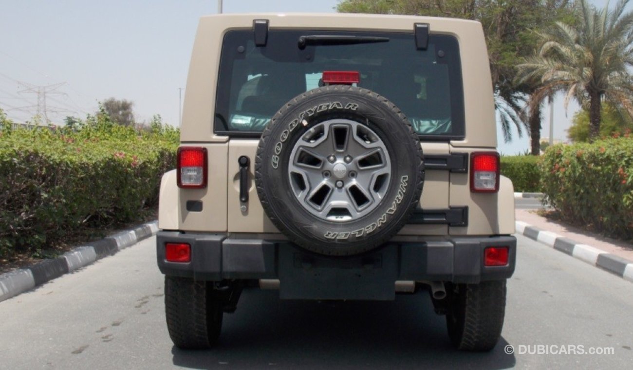 Jeep Wrangler Brand New 2016  RUBICON GCC 3YRS/60000KM WNTY AT The Dealer