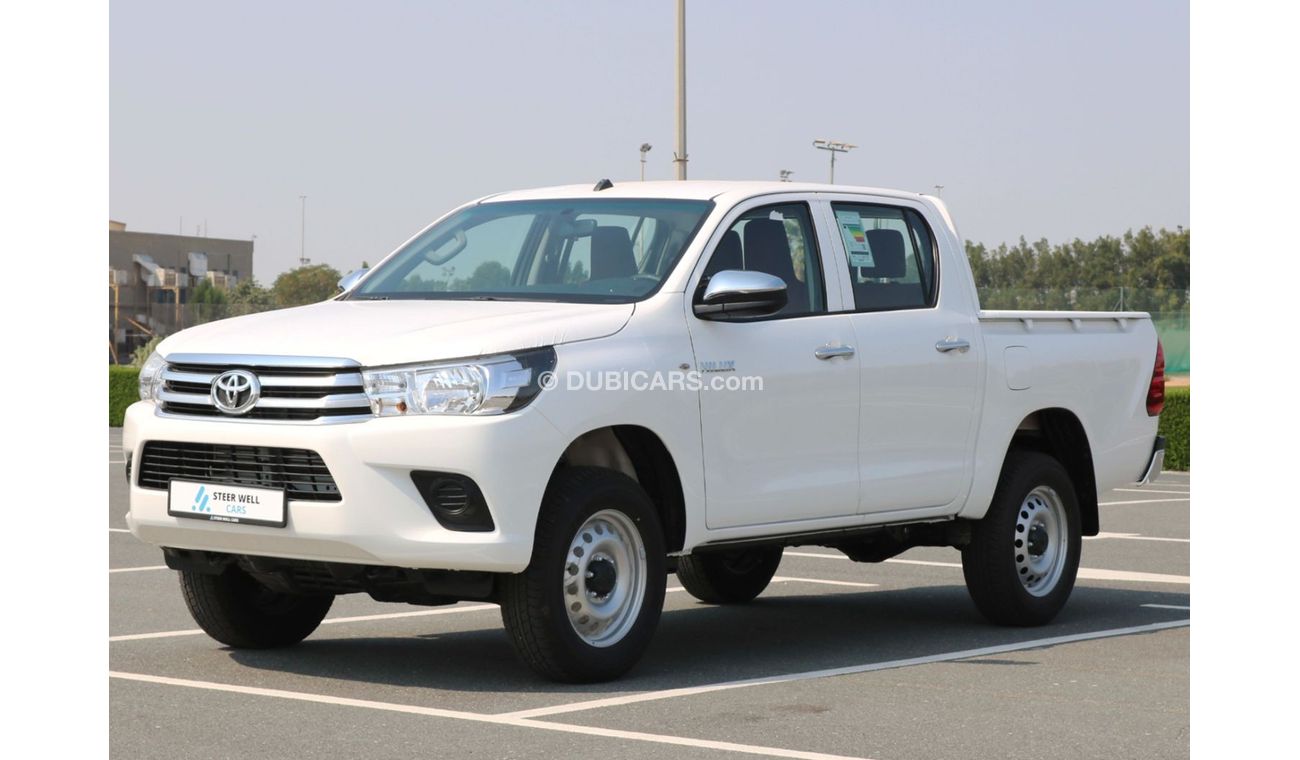 Toyota Hilux 2022 | HILUX M/T 4X4 2.4L FABRIC SEATS RED INTERIOR BASIC WITH GCC SPECS - EXPORT ONLY