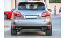 Porsche Cayenne V6 2014 GCC under Warranty with Zero downpayment.