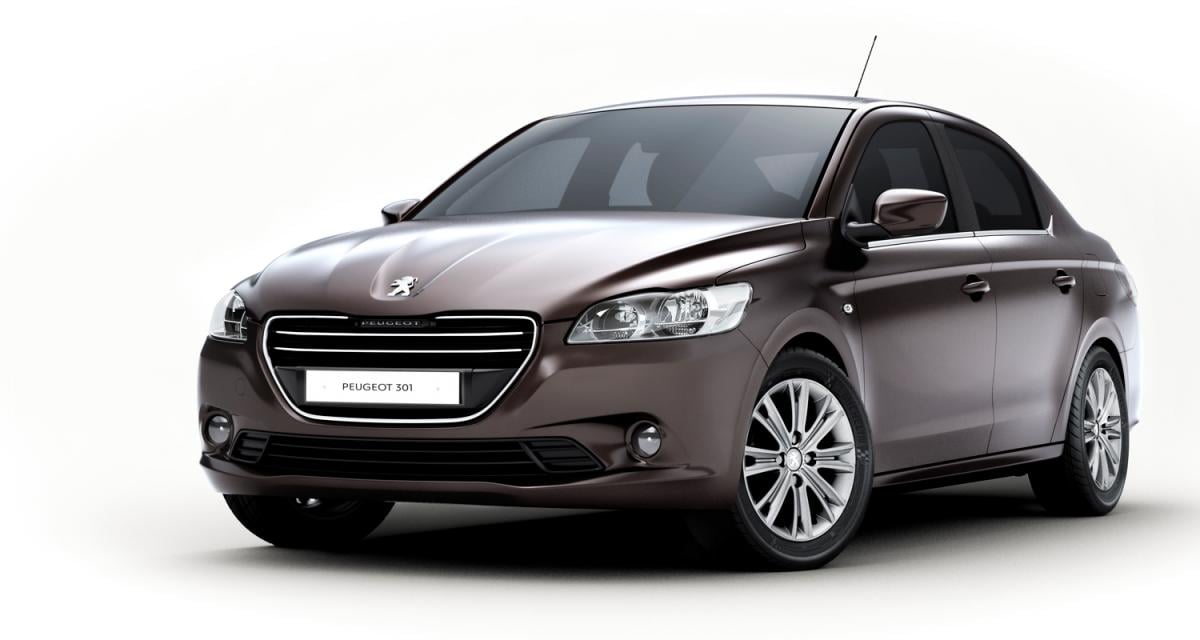 Peugeot 301 cover - Front Left Angled