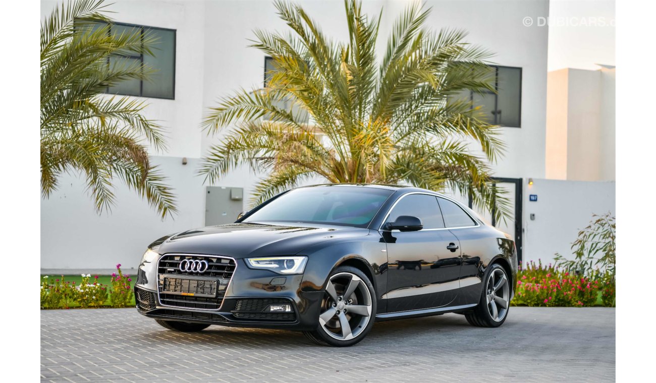 Audi A5 Exclusive 3.0L S-Line Coupe - Top of the Range! - Under Warranty! - AED 1,351 Per Month - 0% DP