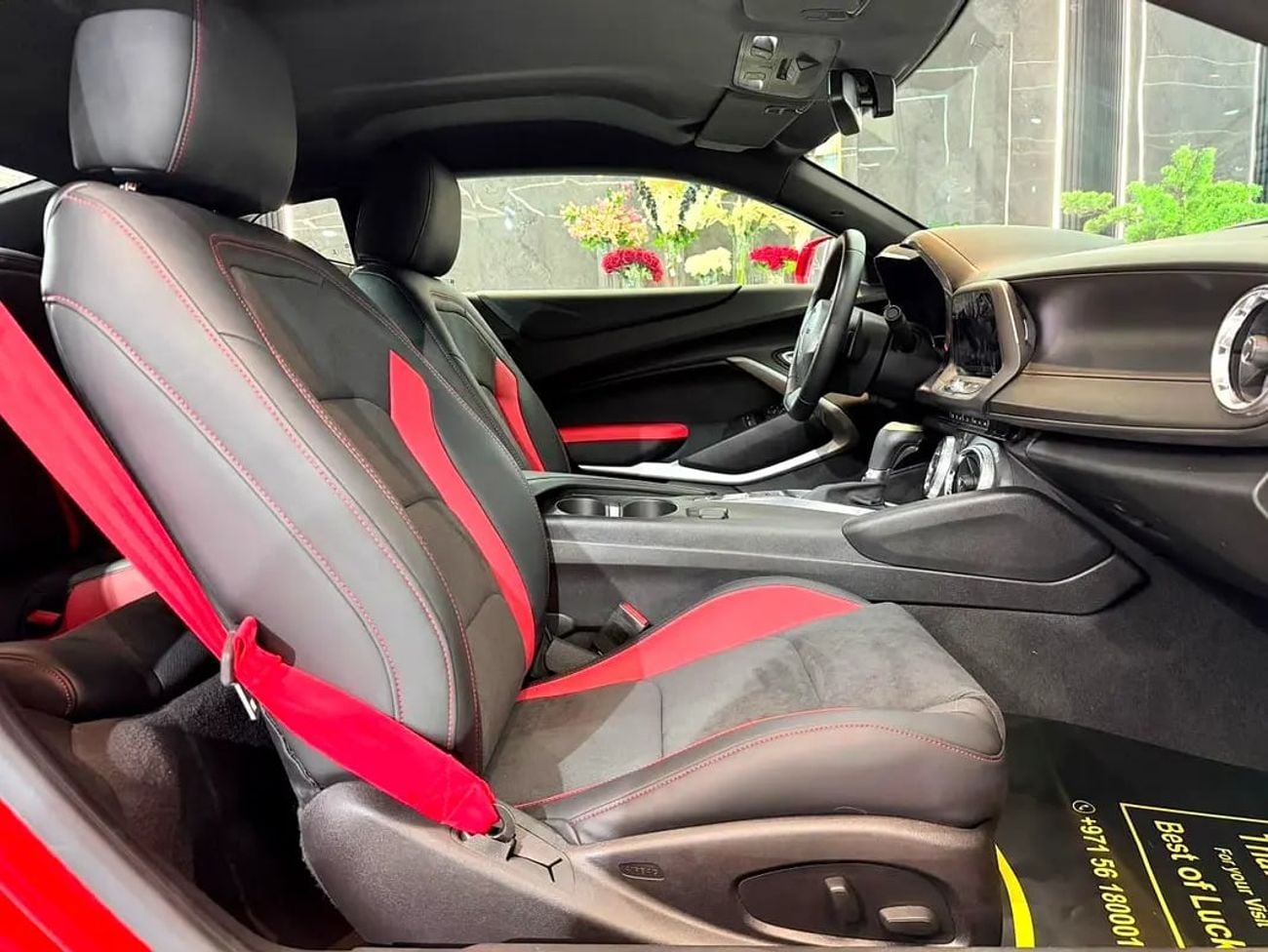 شيفروليه كامارو Lovely Red || GCC || Amazing Interior Color || Recently Serviced ||Low Mileage