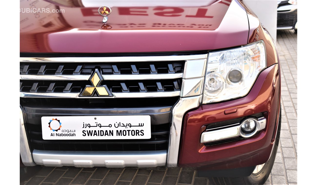 ميتسوبيشي باجيرو AED 1566 PM | 3.8L GLS V6 4WD GCC WARRANTY