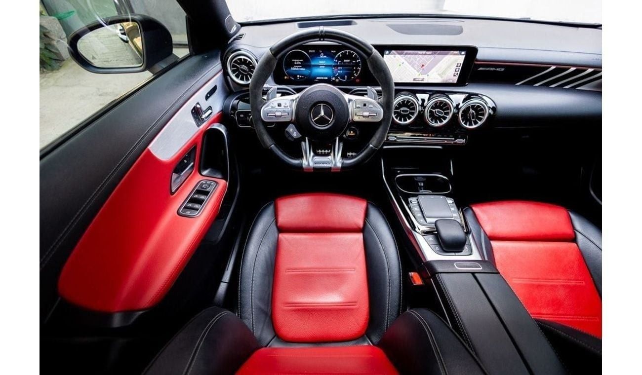 Mercedes-Benz CLA 45 AMG Mercedes-Benz CLA45 AMG S 2021 GCC under Agency Warranty and Service Contract with Flexible Down-Pay
