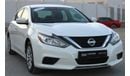 Nissan Altima S NISSAN ALTIMA 2017 WHITE GCC EXCELLENT CONDITION WITHOUT ACCIDENTS