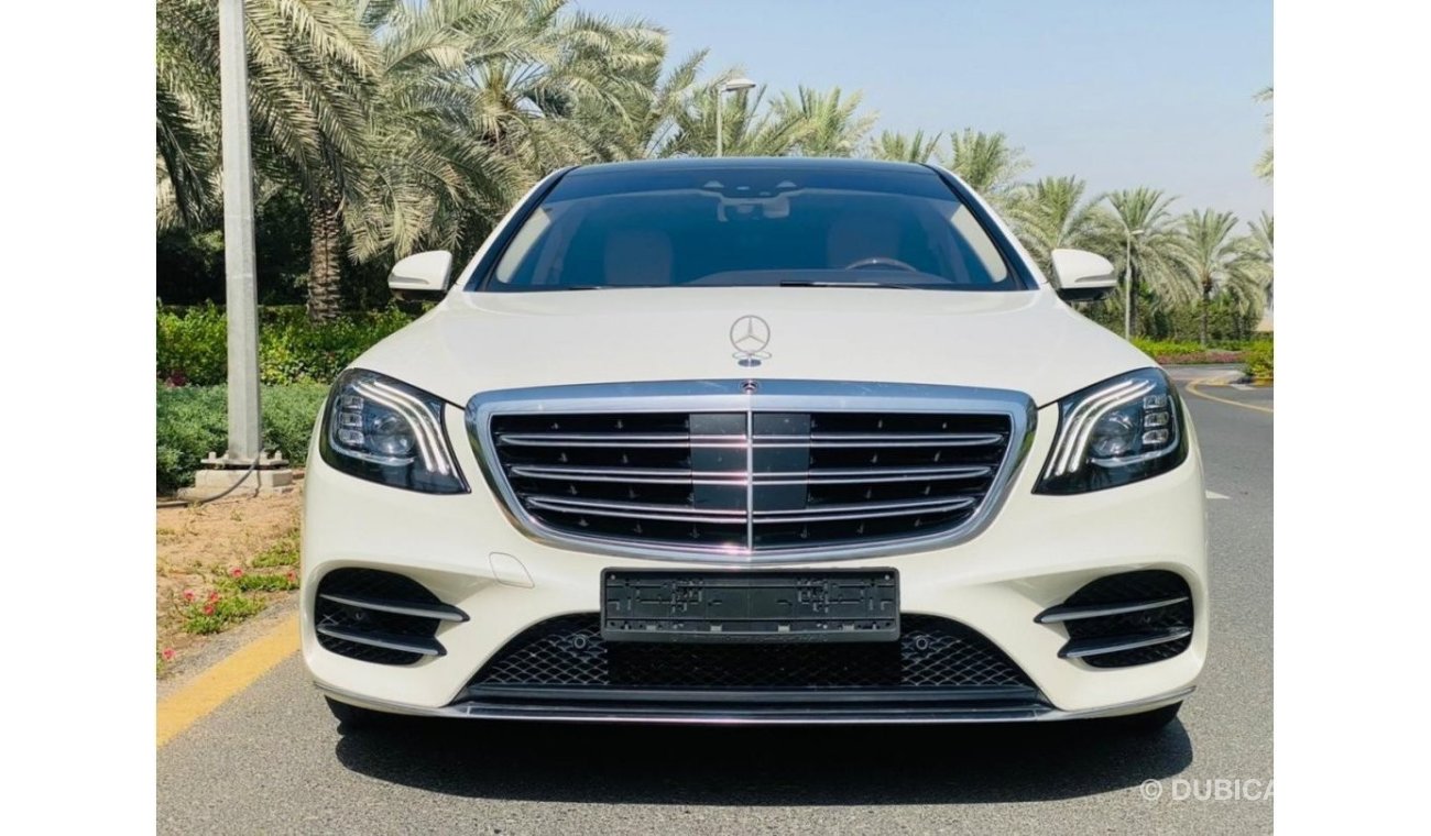 مرسيدس بنز S 560 مرسيدس بنز S560 خليجي2018 فل ابشن صبغ وكاله بحاله ممتازه