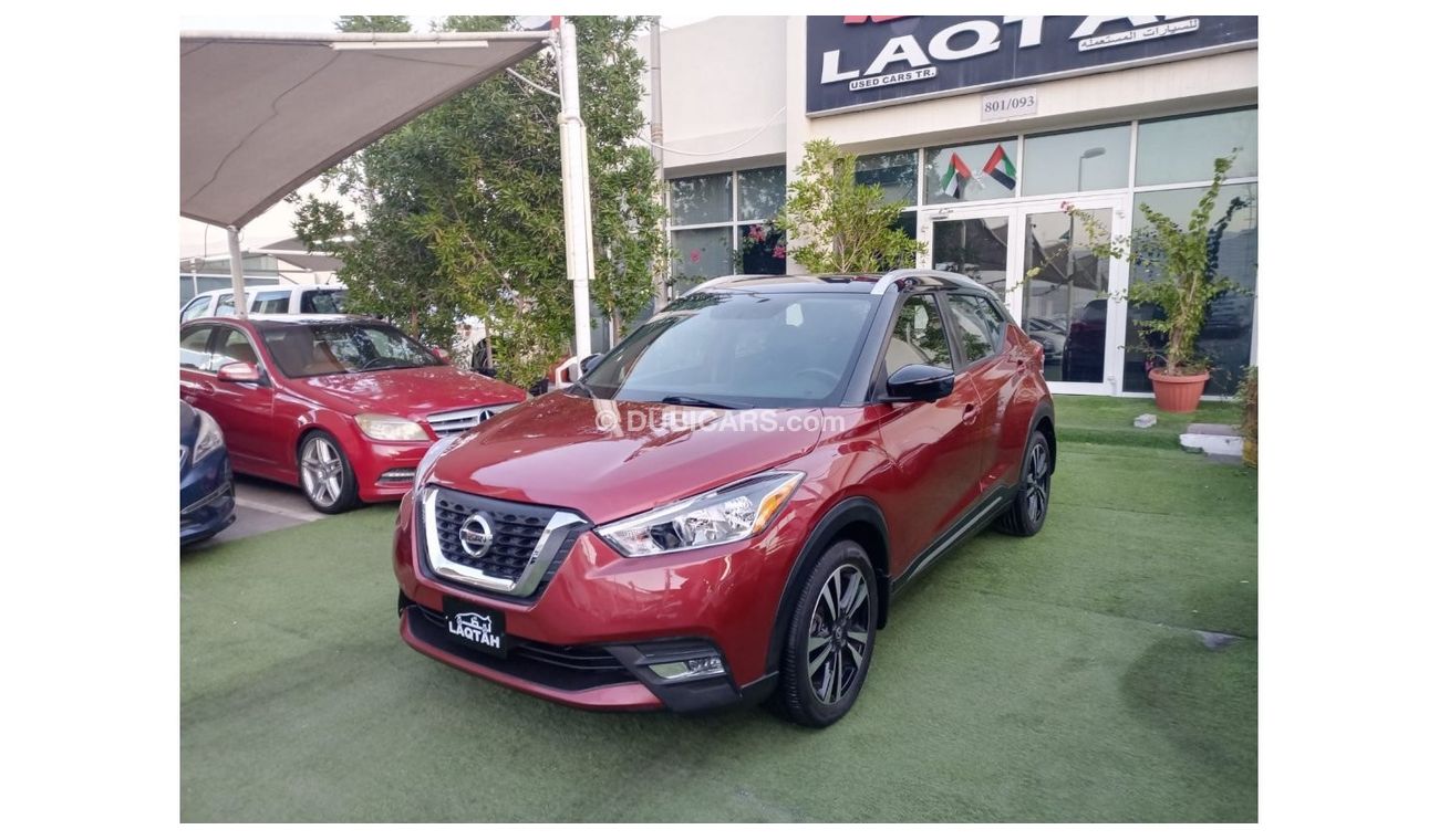 Nissan Kicks 2019 model, imported 1600 cc, red / black color, cruise control, alloy wheels, sensors, rear camera,