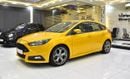 Ford Focus EXCELLENT DEAL for our Ford Focus ST ( 2016 Model ) in Yellow Color GCC Specs