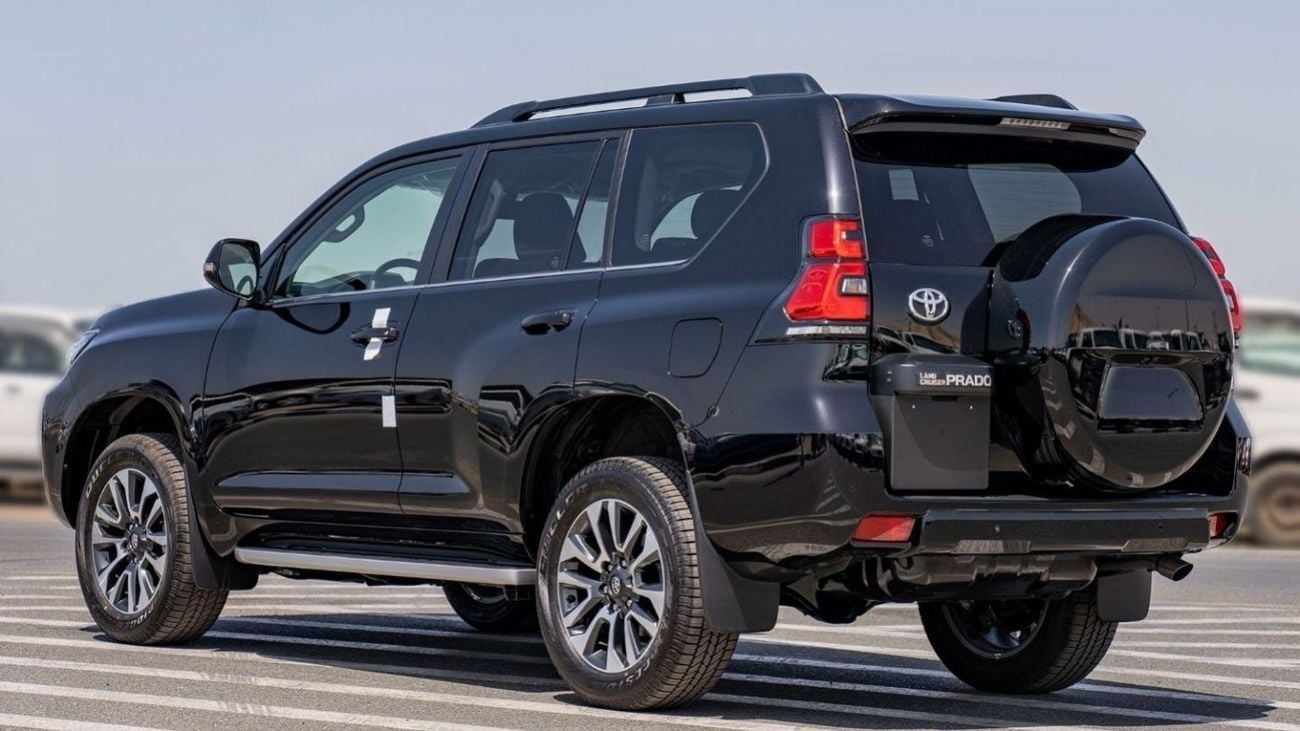 Toyota Prado VX 2.8D AT TIRE BACK MY2023 – BLACK