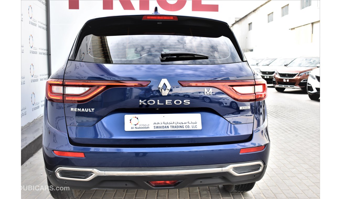 Renault Koleos LE FULL OPTION 2.5 AWD 2019 GCC DEALER WARRANTY