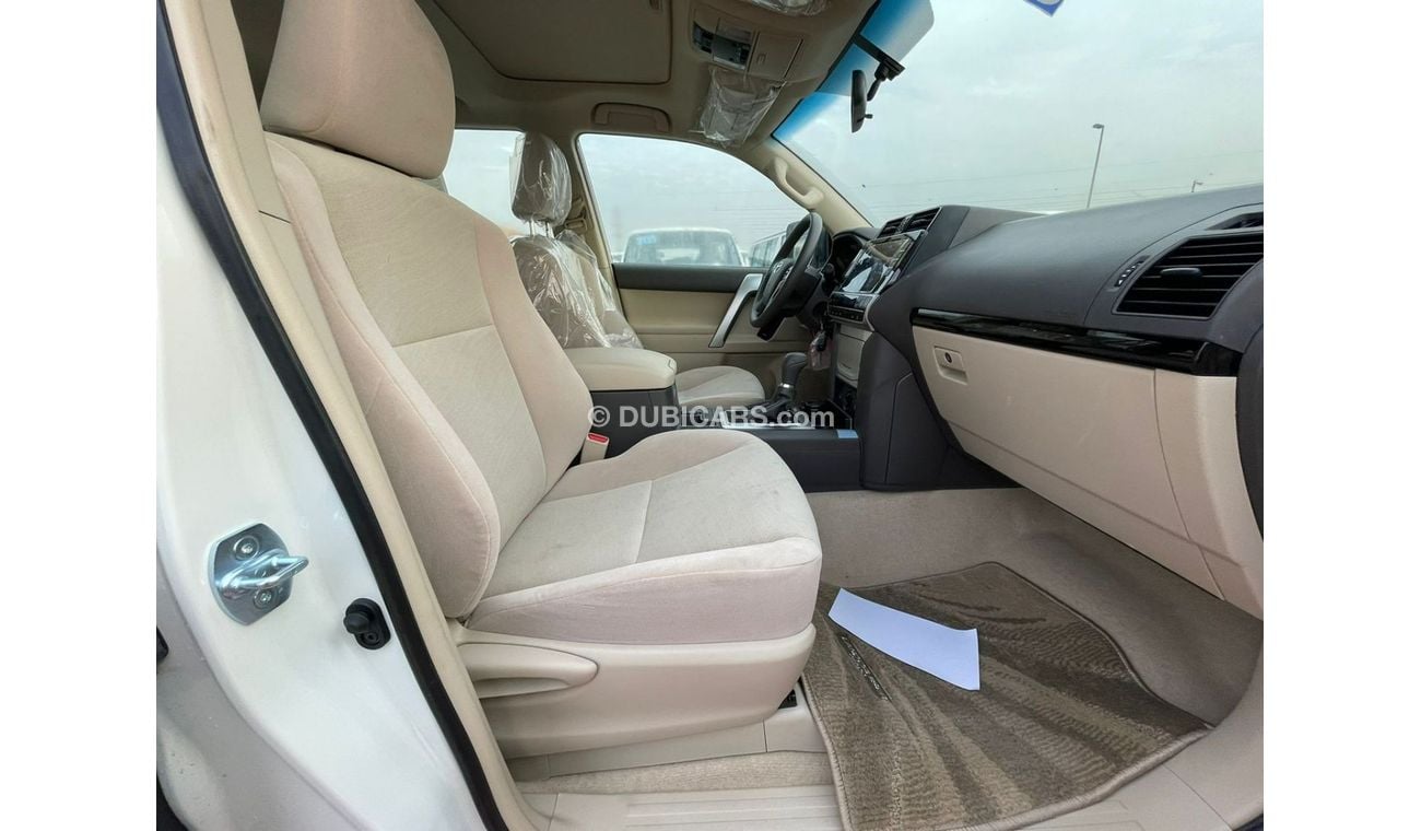 تويوتا برادو Toyota Prado VX 2.7L Petrol Spare Tyre Up Color White model 2021 For Export