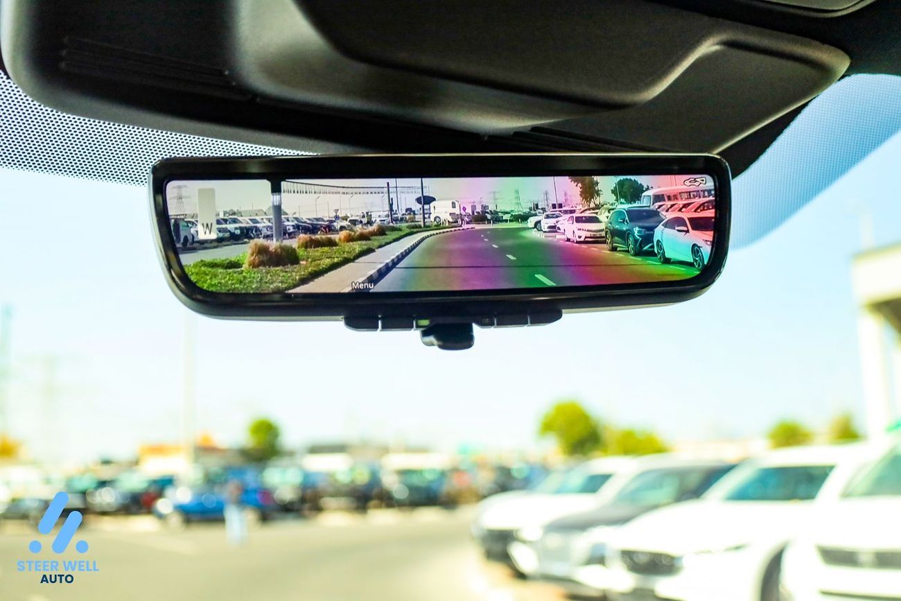 نيسان باترول LE Platinum 2026 | Twin-Turbo AWD | 9AT | 8-Seater | Dual-Tone Black Roof & White Body | Red Interio