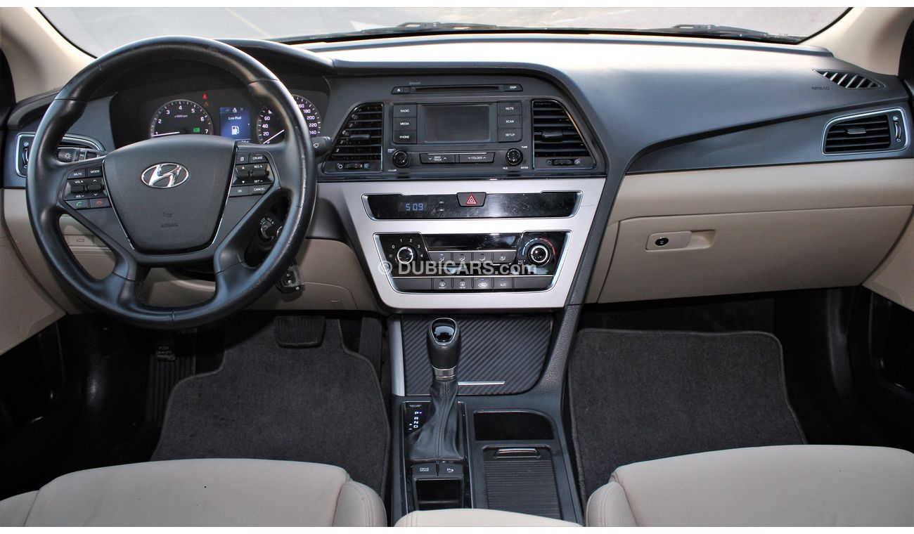 هيونداي سوناتا هيونداي سوناتا 2016 خليجي بحالة ممتازة فل اوبشن بدون حوادث نظيفه جدا من الداخل والخارج